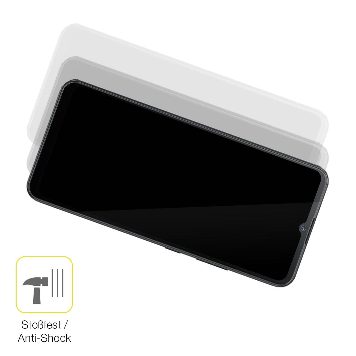 2x Screen Protector for Cubot Note 21 Protective Film covers 100% dipos Flex
