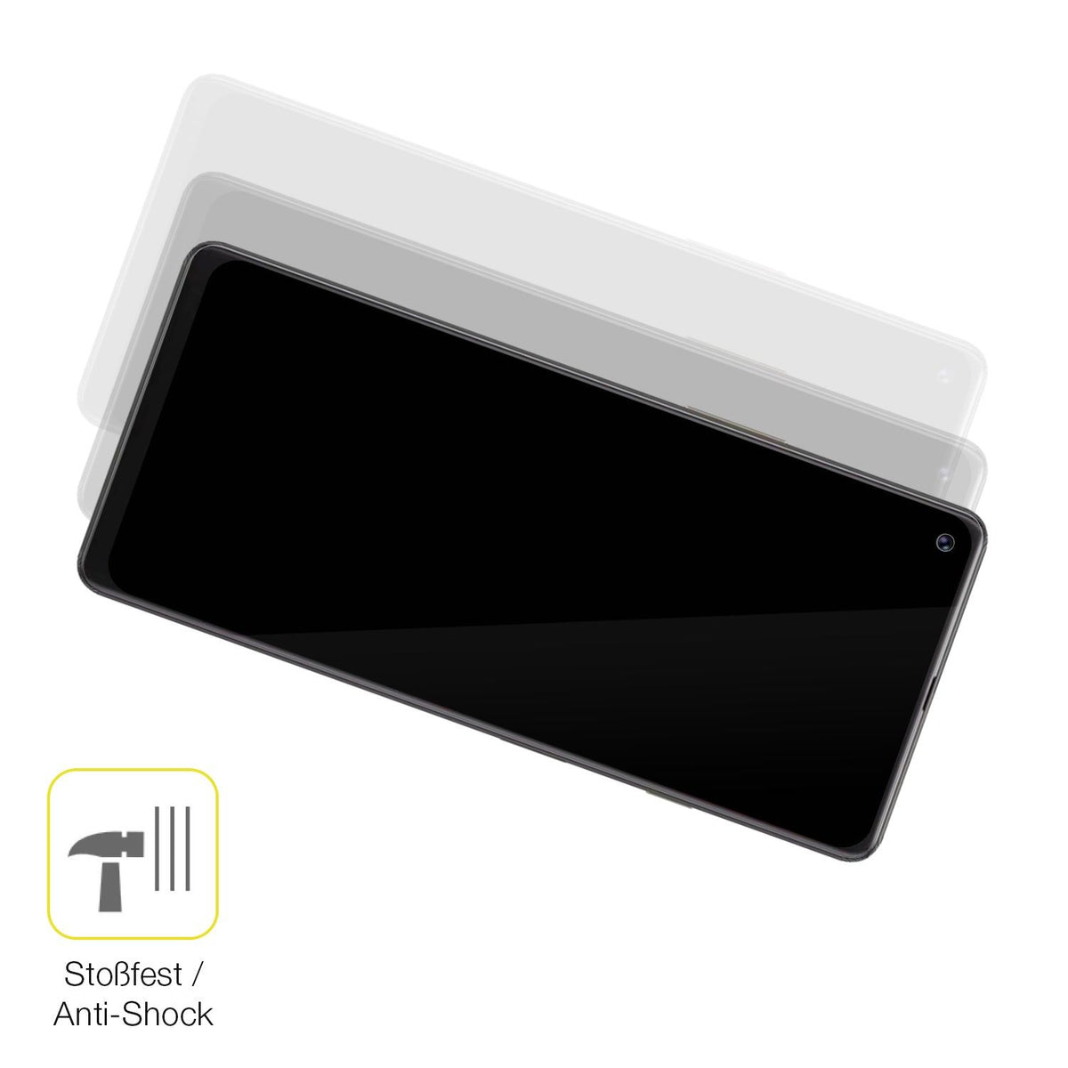 2x Screen Protector for Cubot Max 3 Protective Film covers 100% dipos Flex