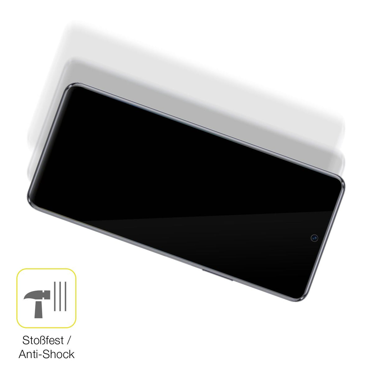 2x Screen Protector for Wiko 5G Protective Film covers 100% dipos Flex