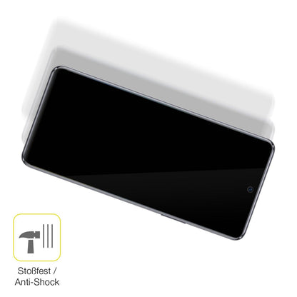 2x Screen Protector for Wiko 5G Protective Film covers 100% dipos Flex