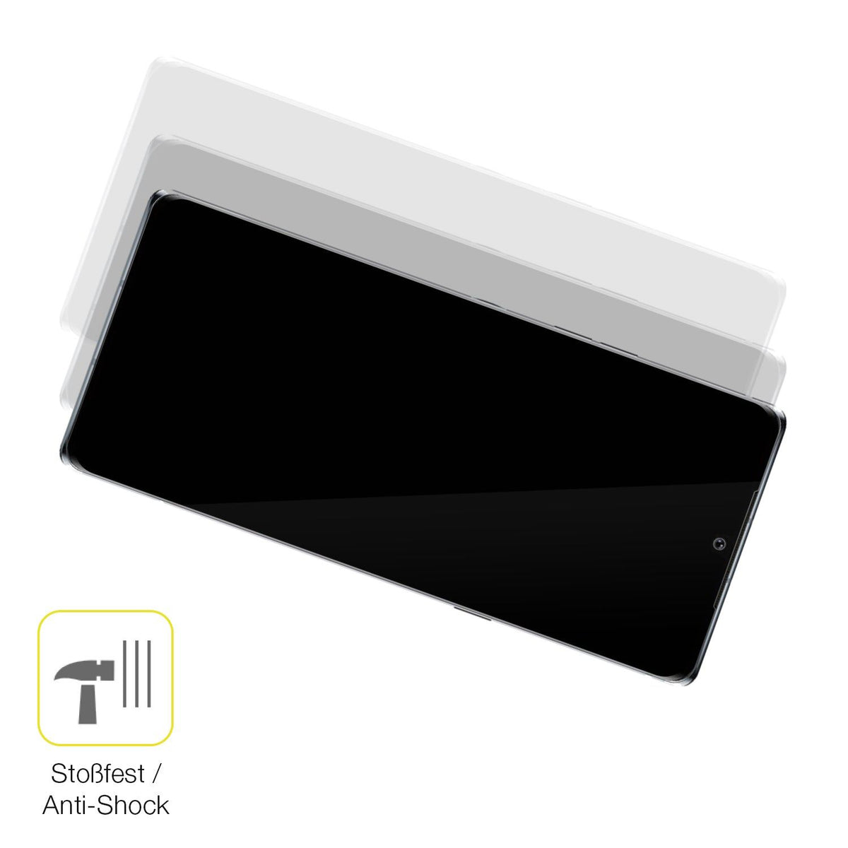 3x Screen Protector for LG Velvet 5G UW Protective Film covers 100% dipos Flex