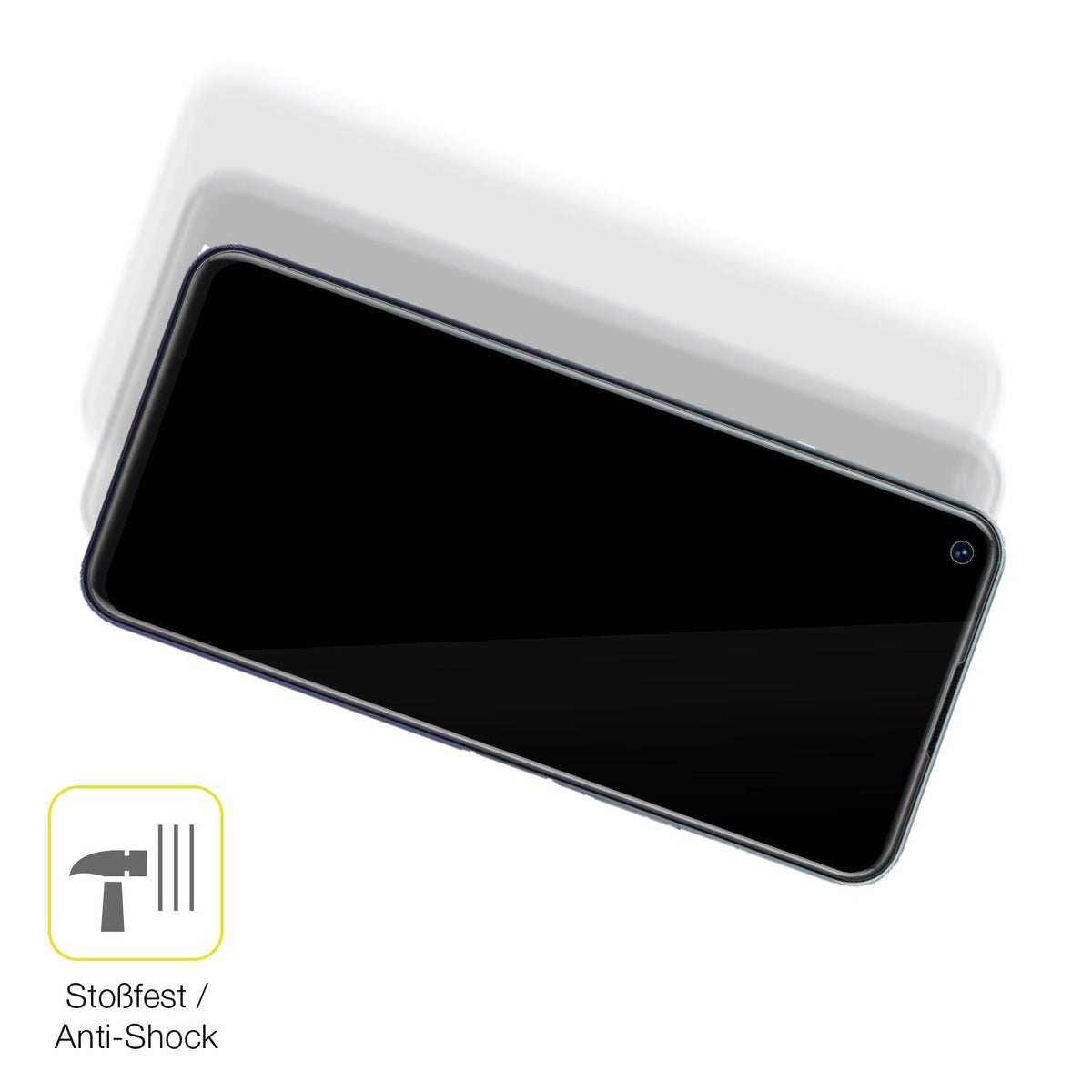 2x Screen Protector for Vivo Y70t Protective Film covers 100% dipos Flex