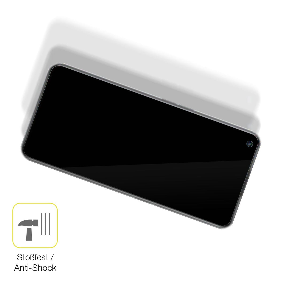 3x Screen Protector for Realme Q5 Protective Film covers 100% dipos Flex