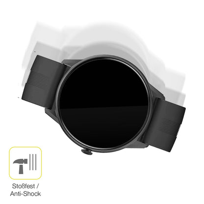 2x Screen Protector for Lytimes  1,3 inch Smartwatch Protective Film covers 100%