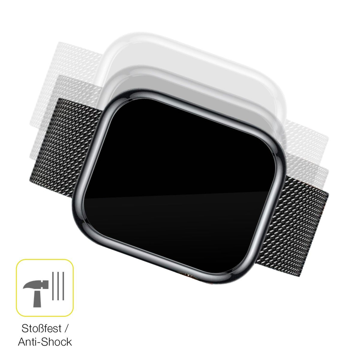2x Screen Protector for Ruxingx 1.47 Zoll Smartwatch Protective Film covers