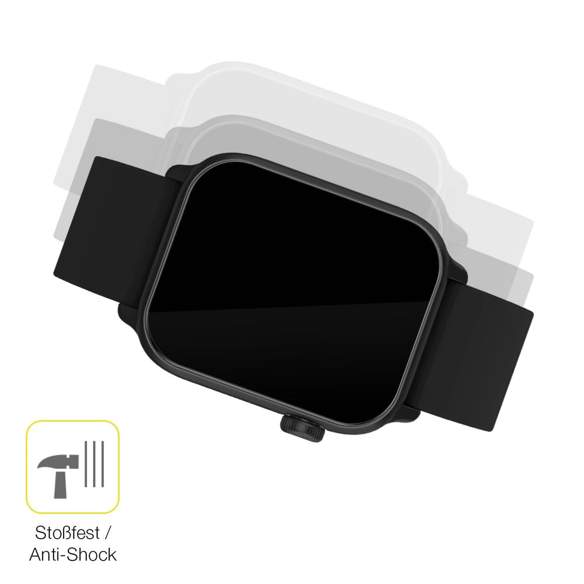2x Screen Protector for Xplora Xmove Protective Film covers 100% dipos Flex