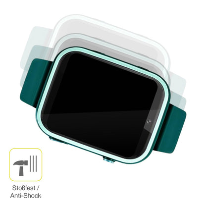 2x Screen Protector for Okyuk T45 Smartwatch Kinder Protective Film covers 100%