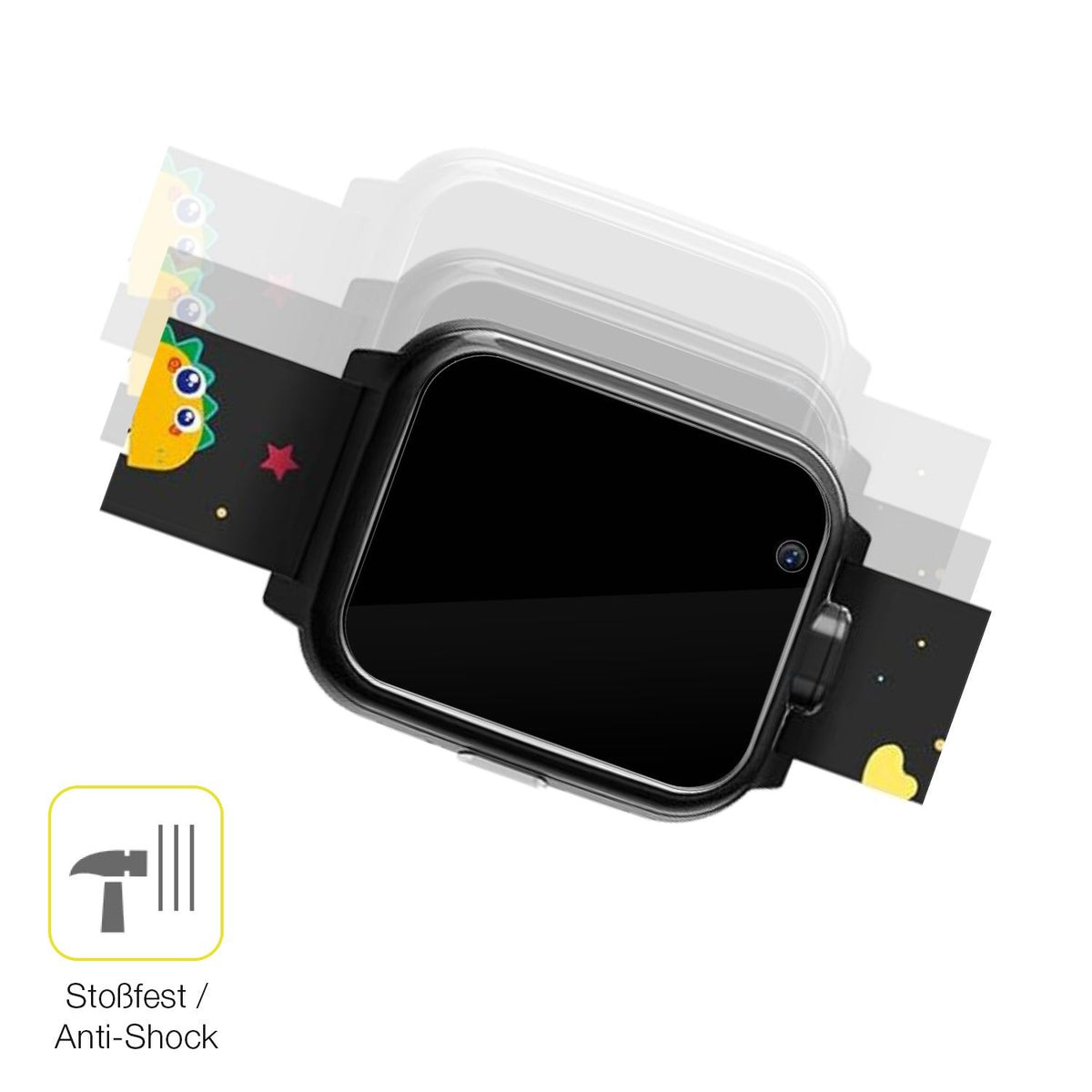 2x Screen Protector for Okyuk Kinder Smartwatch T13001 Protective Film covers