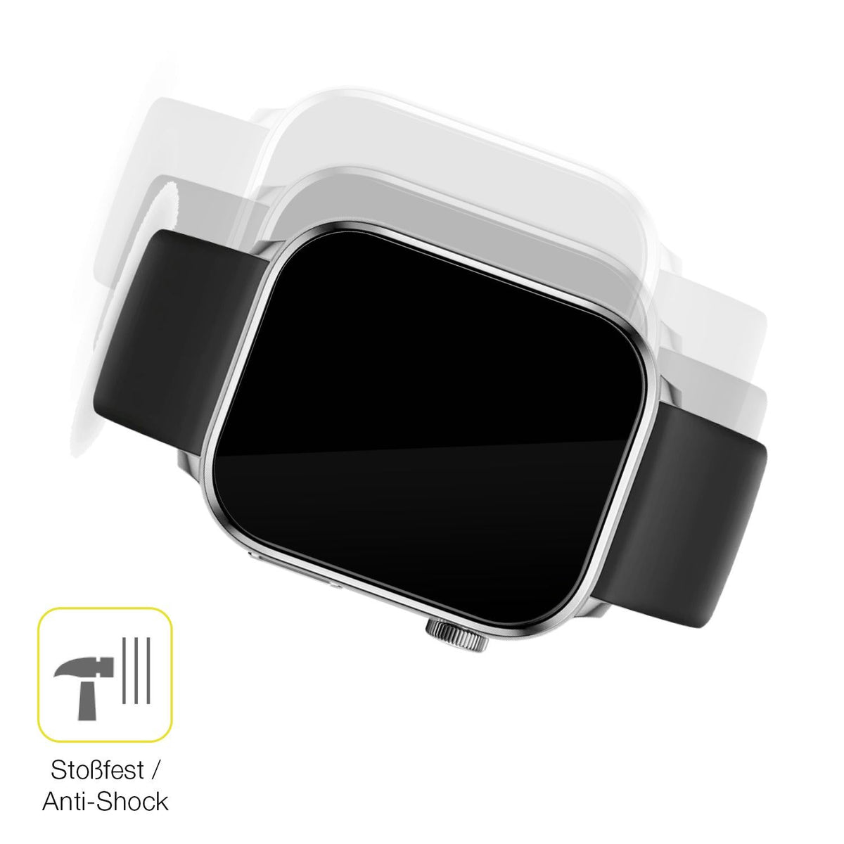2x Screen Protector for Ice-Watch Smart 3.0 1.78 Zoll Protective Film covers