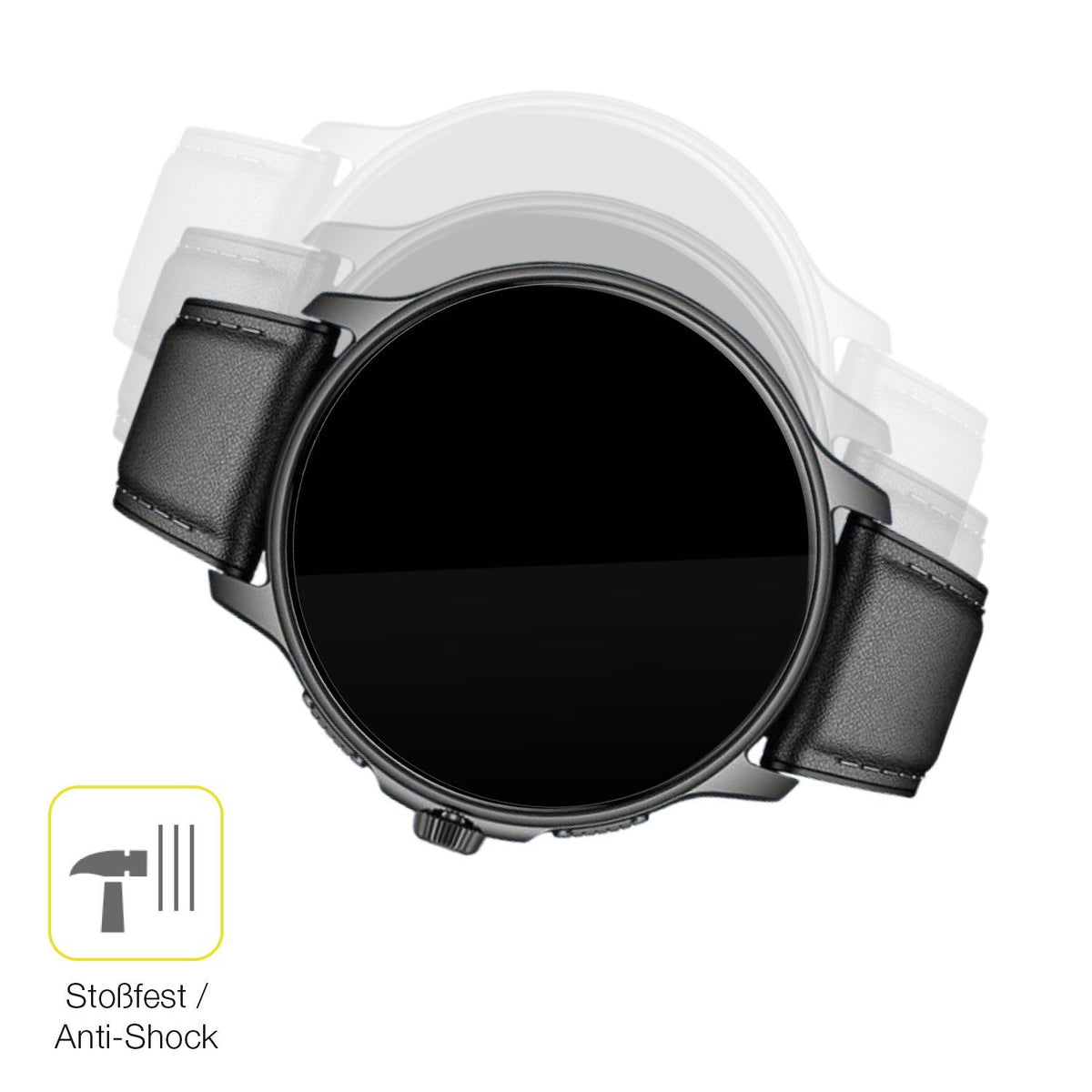 2x Screen Protector for Smartwatch 28.5mm durchmesser Protective Film covers