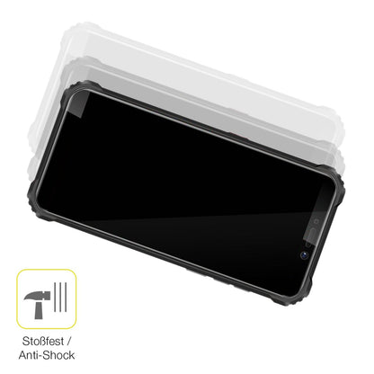 2x Screen Protector for Oukitel WP5 Protective Film covers 100% dipos Flex