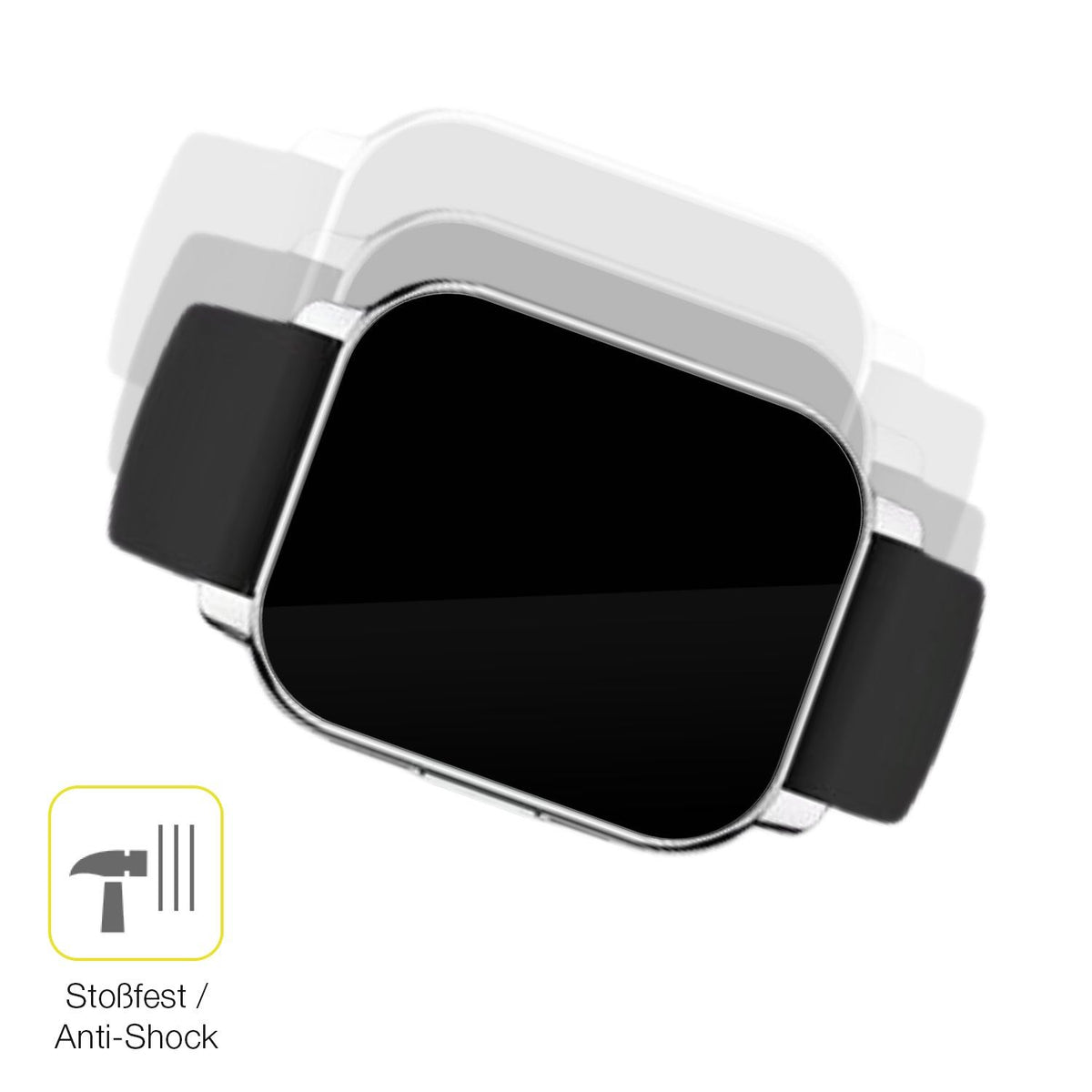 2x Screen Protector for Maoo Amplify 2 1.85 Zoll Protective Film covers 100%