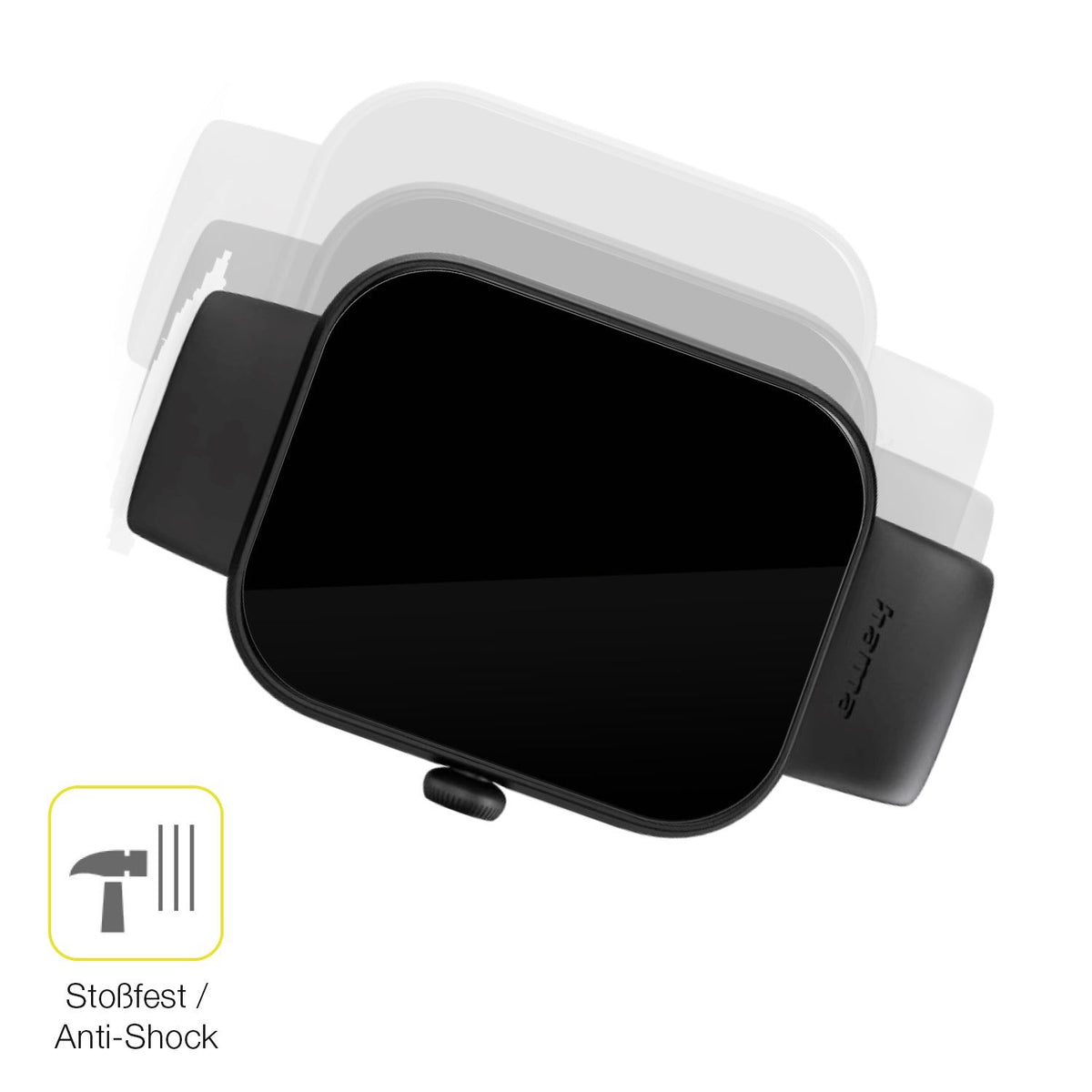 2x Screen Protector for Hama Fit Watch 5000 Protective Film covers 100% dipos