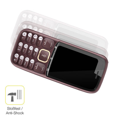 2x Screen Protector for Cellecor A5 Protective Film covers 100% dipos Flex