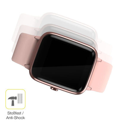 2x Screen Protector for Hama 5910 Smartwatch Protective Film covers 100% dipos