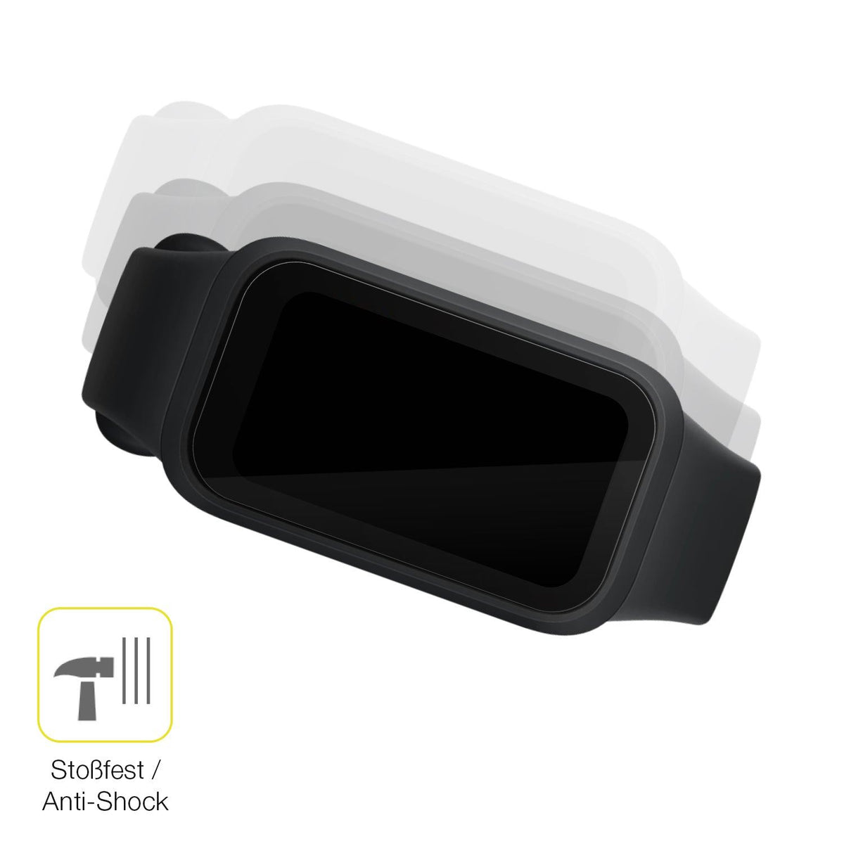 2x Screen Protector for Xiaomi Smart Band 9 Active Protective Film covers 100%