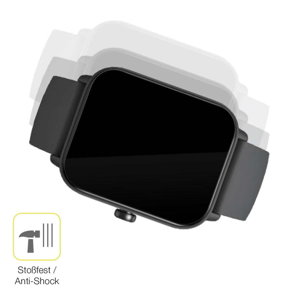 2x Screen Protector for Fitpolo IDW19 Smartwatch Protective Film covers 100%