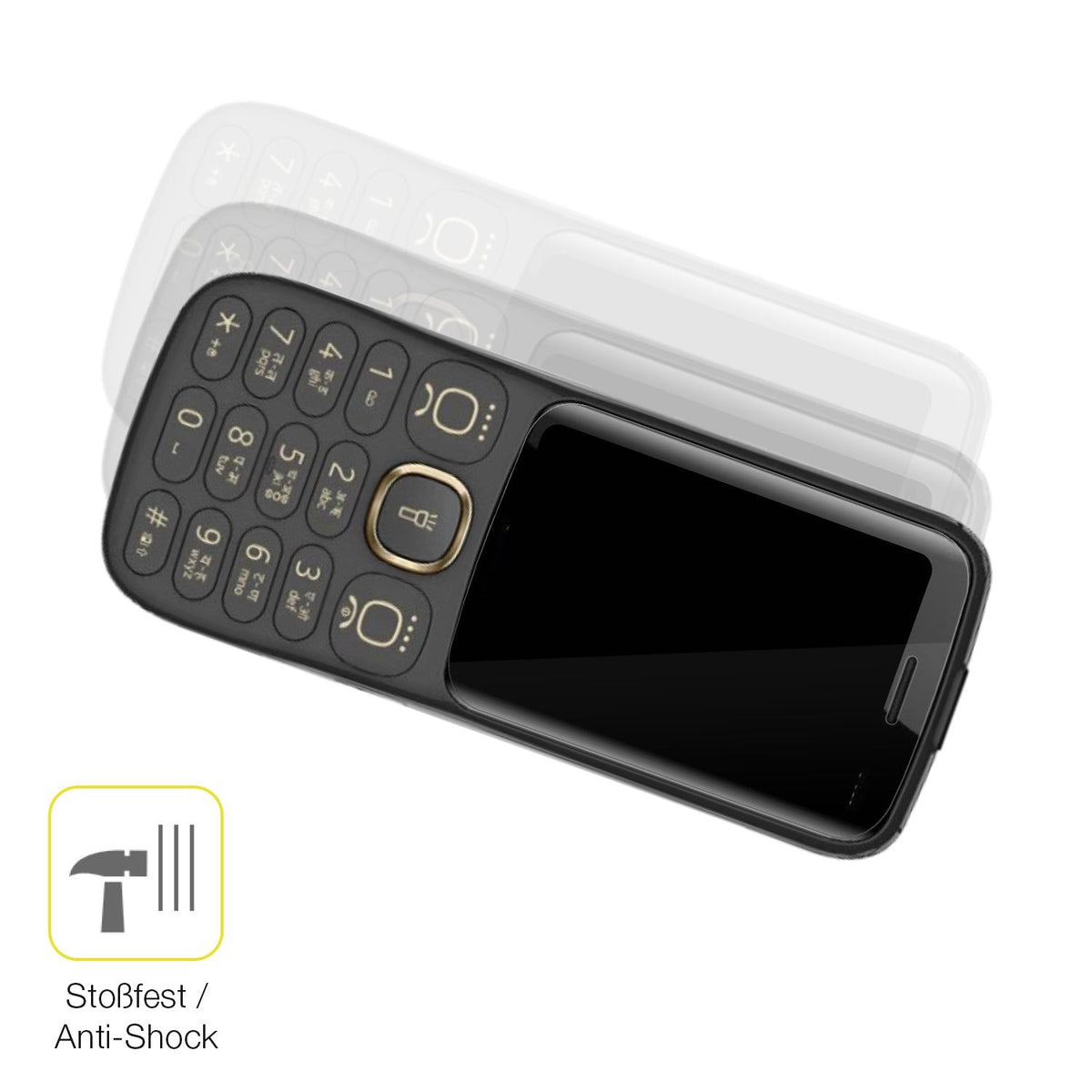 2x Screen Protector for Cellecor A40i Protective Film covers 100% dipos Flex