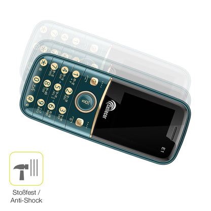 2x Screen Protector for Cellecor E1 Protective Film covers 100% dipos Flex