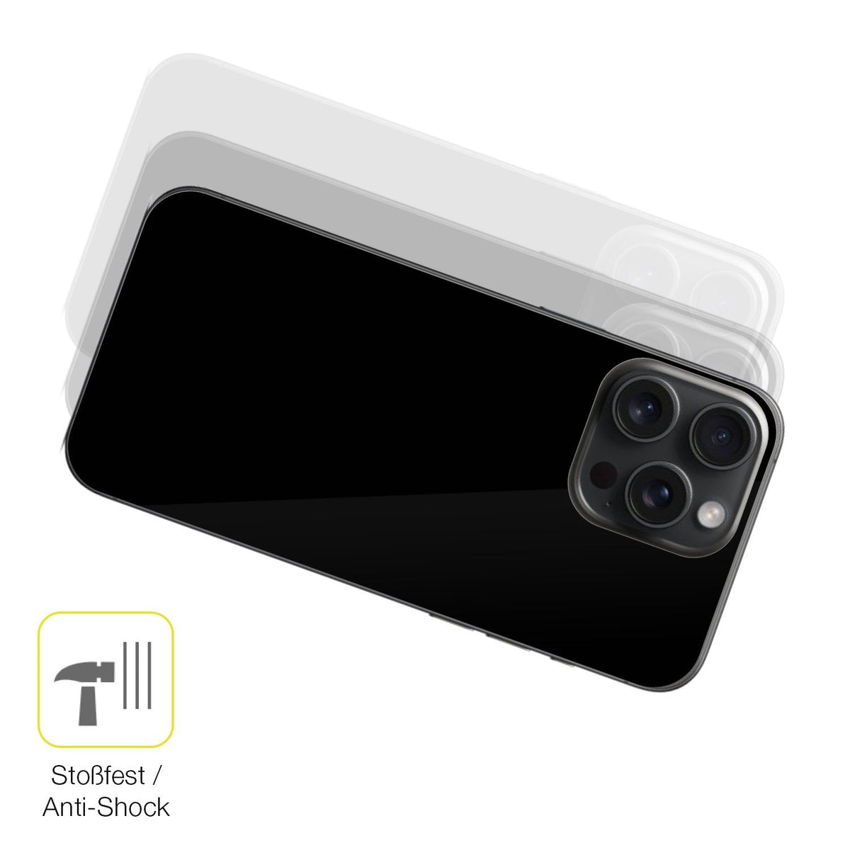 2x Screen Protector for Apple iPhone 16 Pro Rückseite Protective Film covers