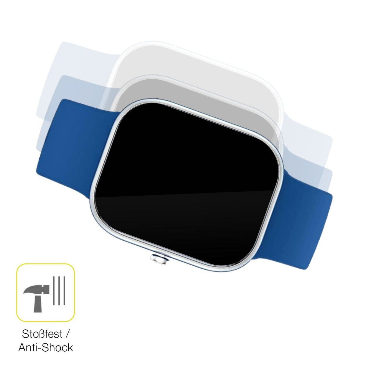 2x Screen Protector for Slothcloud H97 Smartwatch Protective Film covers 100%