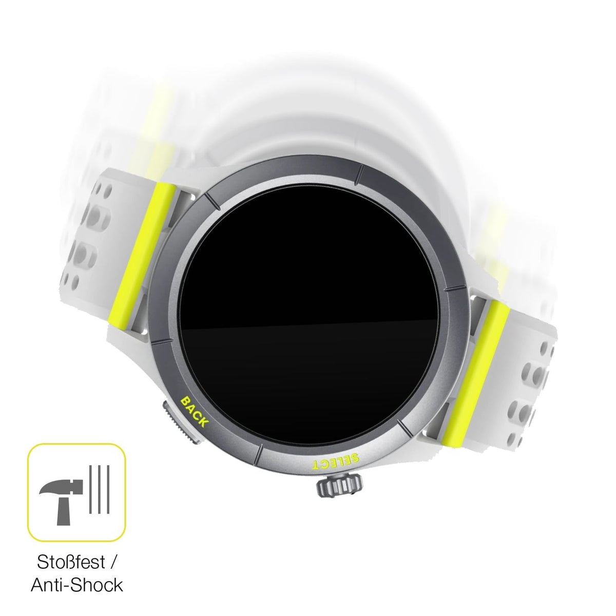 2x Screen Protector for Amazfit Cheetah round Protective Film covers 100% dipos