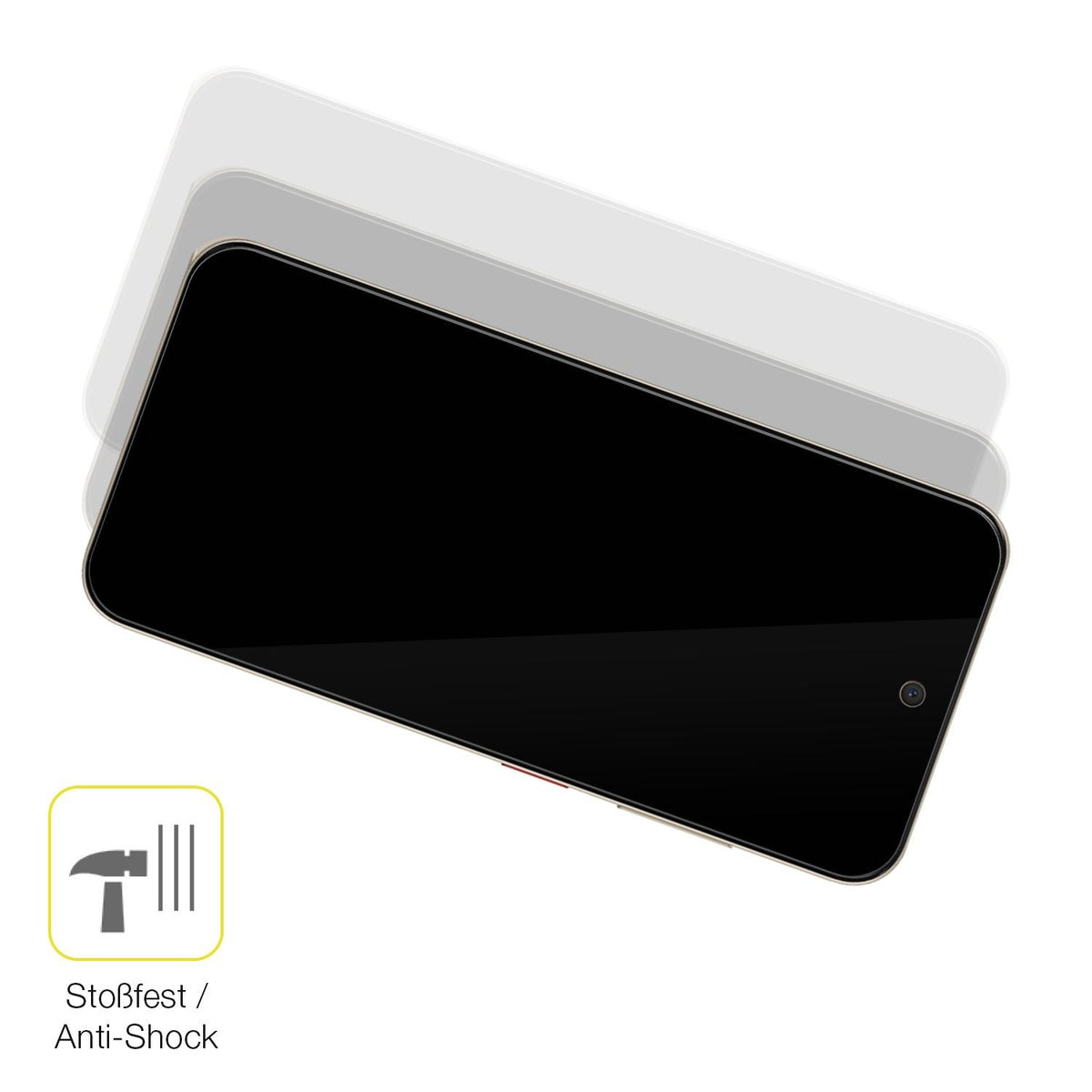 2x Screen Protector for ZTE Blade V70 Protective Film covers 100% dipos Flex