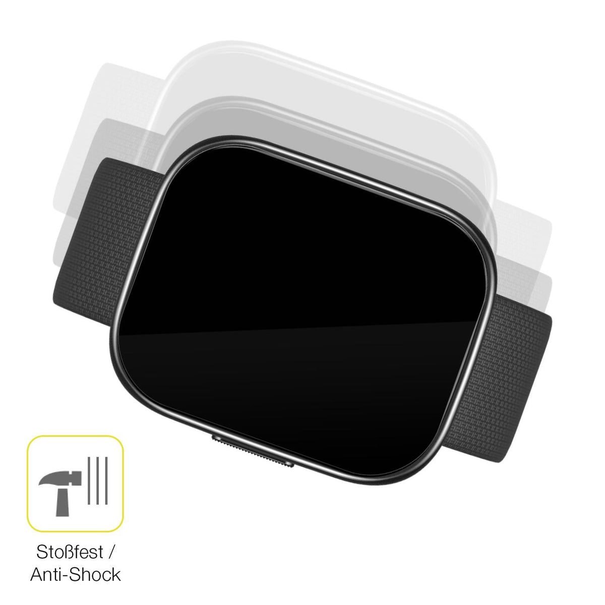 2x Screen Protector for Zeblaze GTS 3 Protective Film covers 100% dipos Flex
