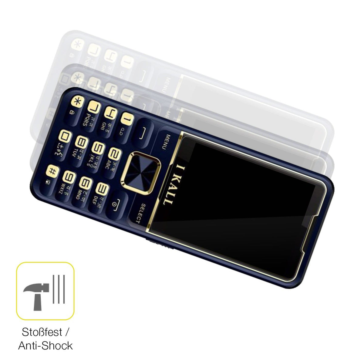2x Screen Protector for I Kall K20 Pro Protective Film covers 100% dipos Flex