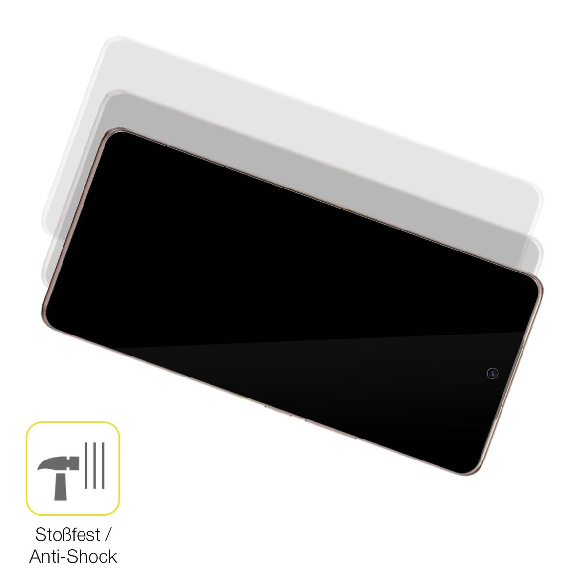 2x Screen Protector for Vivo V50e Protective Film covers 100% dipos Flex