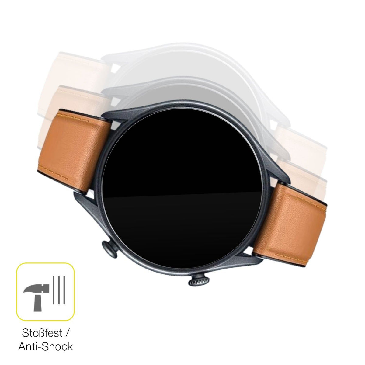 2x Screen Protector for Motsfit Smartwatch 1.56 Zoll Protective Film covers