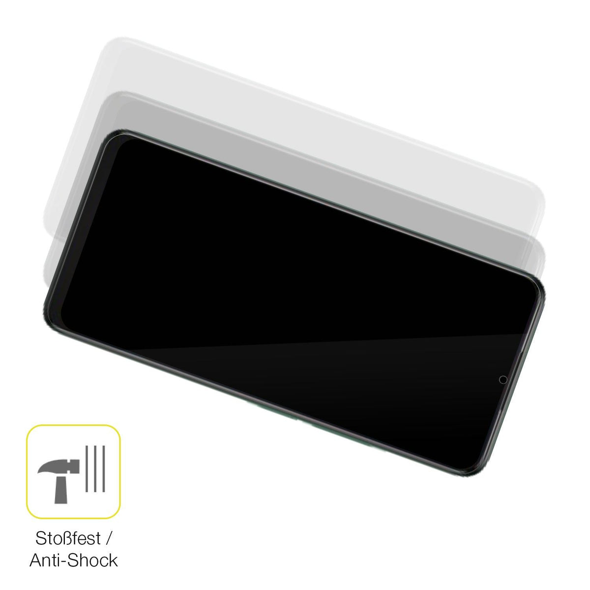 2x Screen Protector for Alcatel 3 2025 Protective Film covers 100% dipos Flex