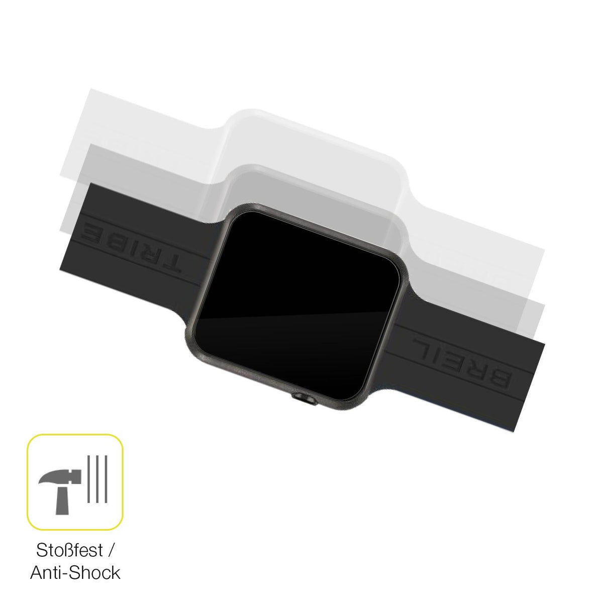 2x Screen Protector for Beil SBT-X Protective Film covers 100% dipos Flex