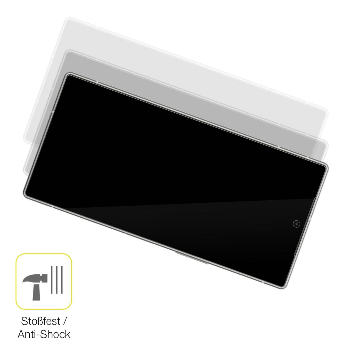 2x Screen Protector for Sharp Aquos R10 Protective Film covers 100% dipos Flex
