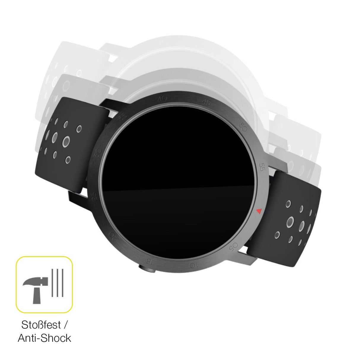 2x Screen Protector for Withings Steel HR 40mm Protective Film covers 100%