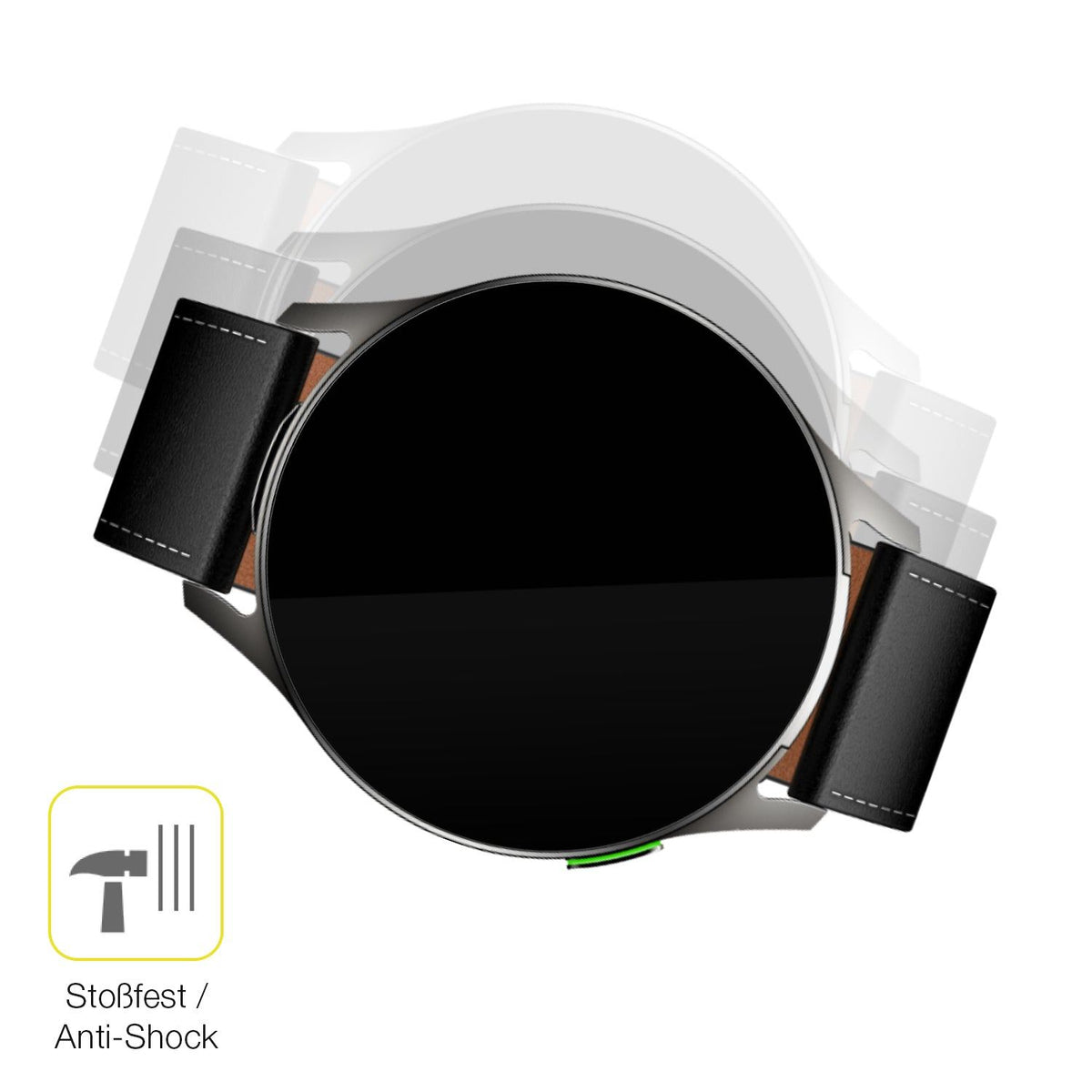 2x Screen Protector for Infinix XWatch Pods Protective Film covers 100% dipos