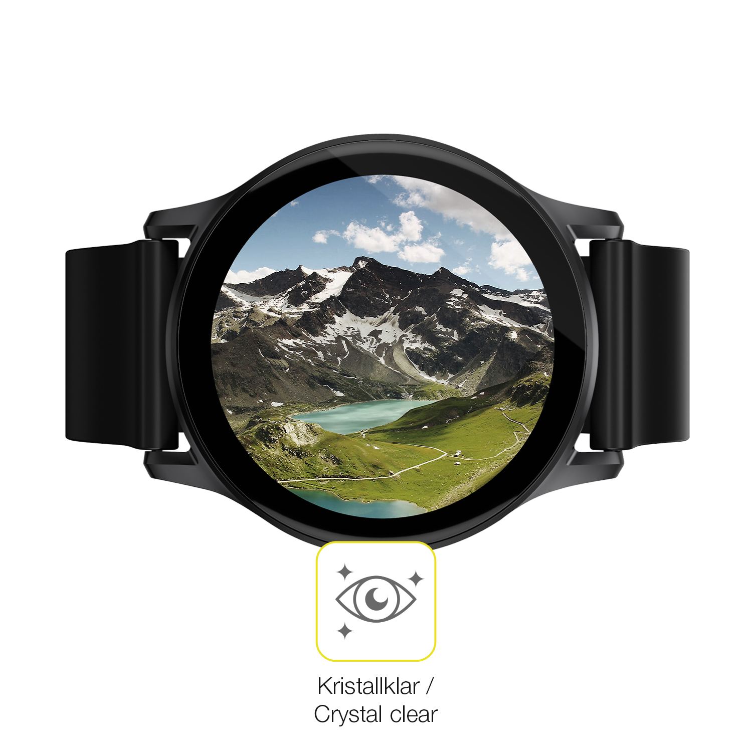 Dünne und klare Folie passend zugeschnitten für Haylou GS Smartwatch