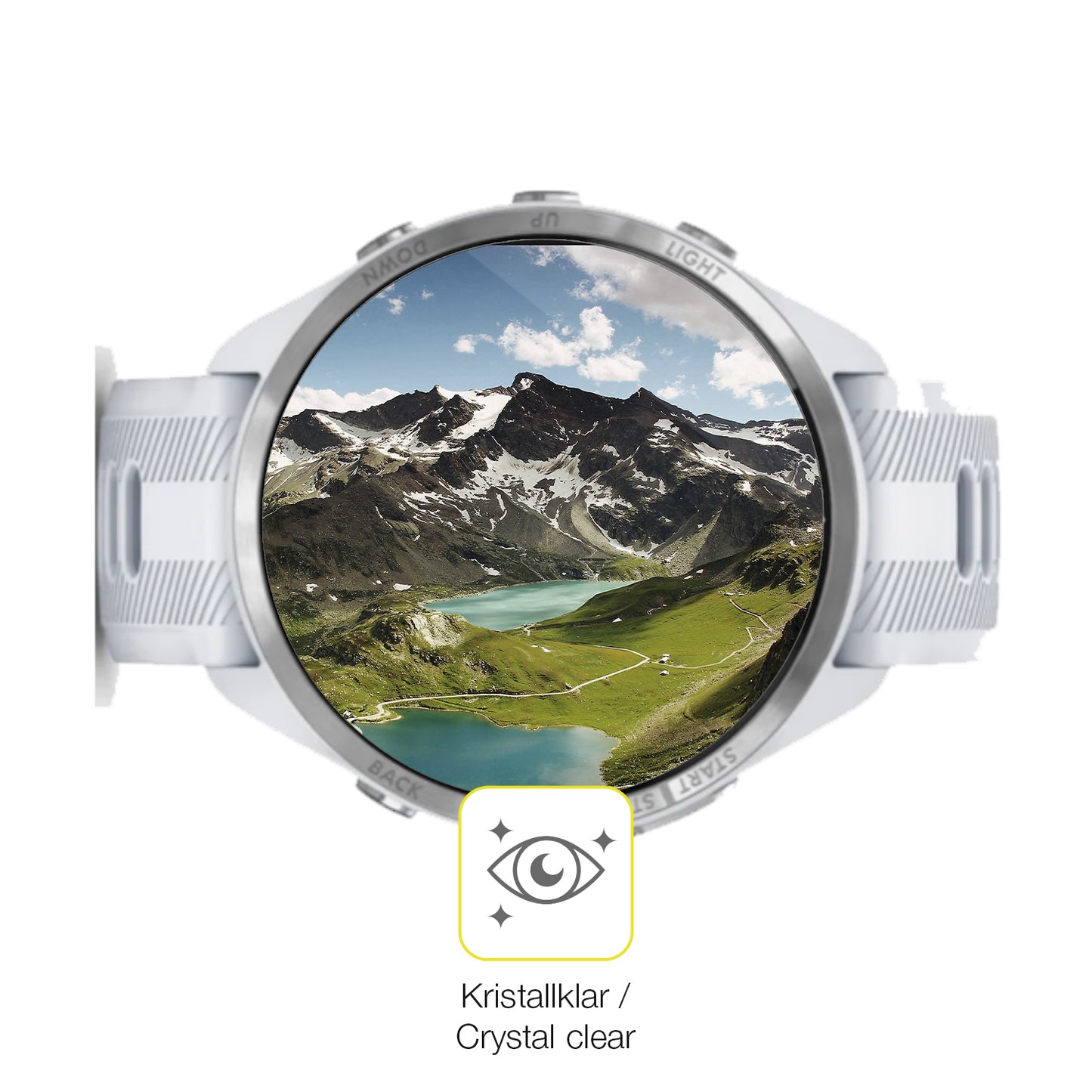 2x 3D Full Cover Schutzfolie für Garmin Forerunner 975
