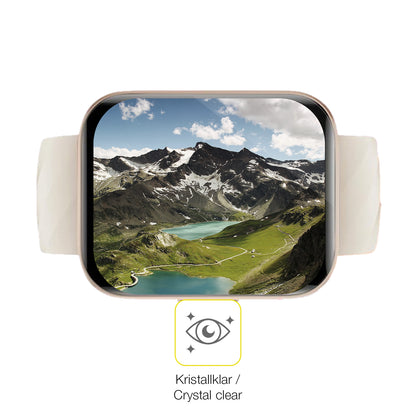 2x 3D Full Cover Schutzfolie für Mutoy Smartwatch 1.69 Zoll