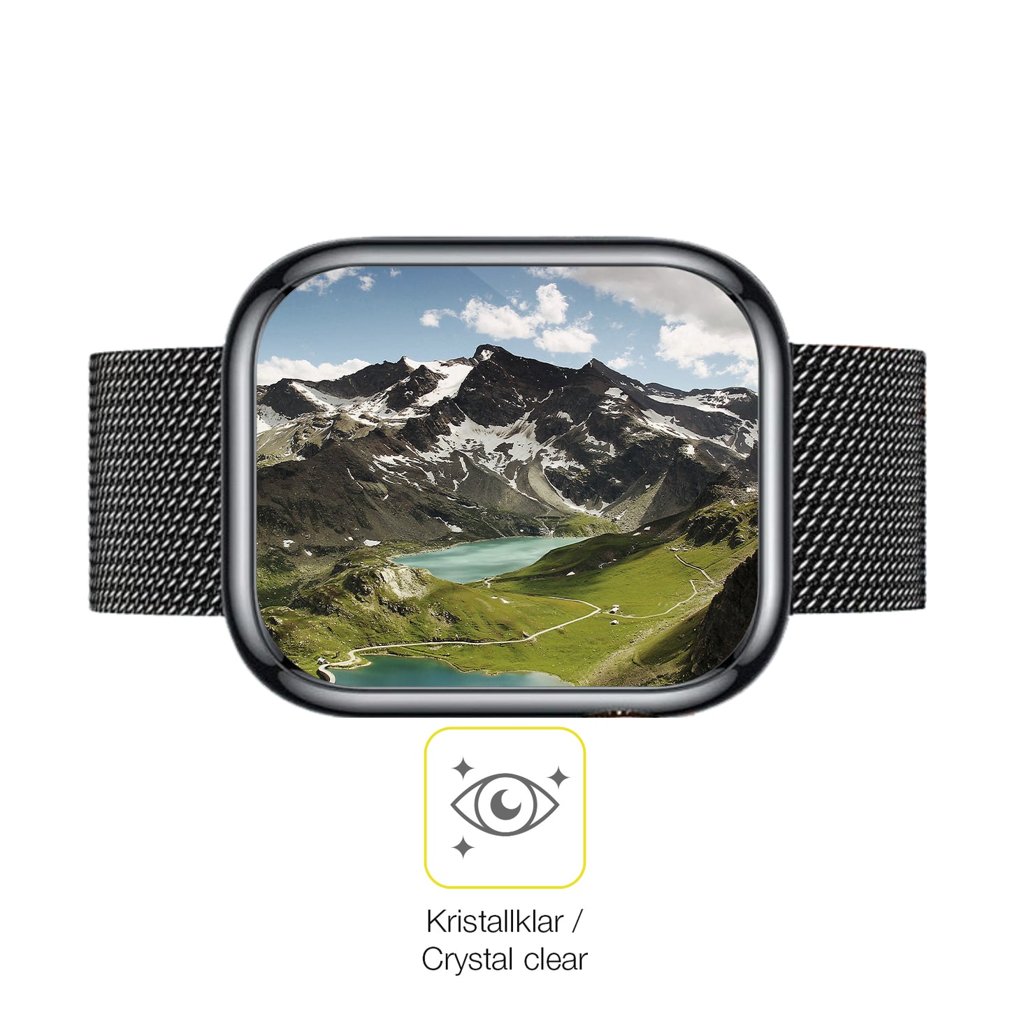 2x 3D Full Cover Schutzfolie für Ruxingx 1.47 Zoll Smartwatch