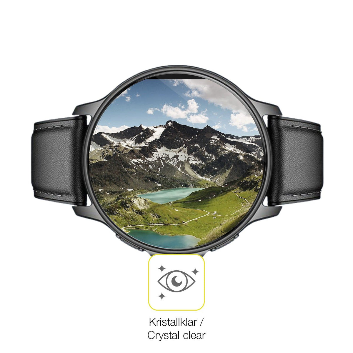 2x Screen Protector for Smartwatch 28.5mm durchmesser Protective Film covers