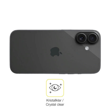 2x Screen Protector for Apple iPhone 16 Rückseite Protective Film covers 100%