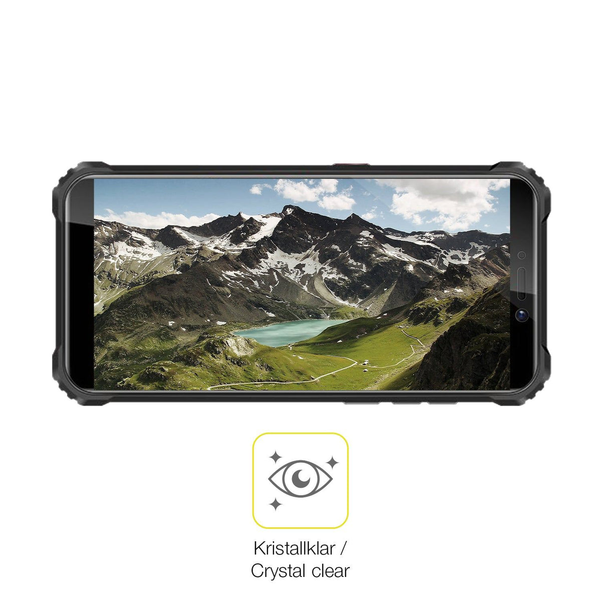 2x Screen Protector for Oukitel WP5 Protective Film covers 100% dipos Flex