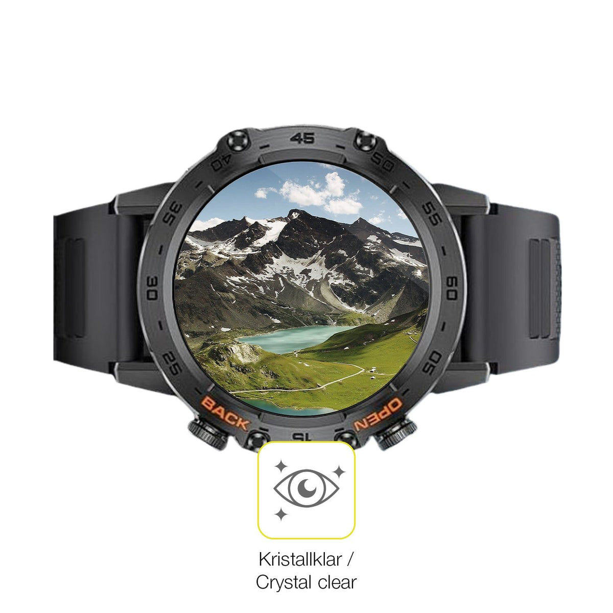 2x Screen Protector for Darmowade Smartwatch 1.39 Zoll Protective Film covers