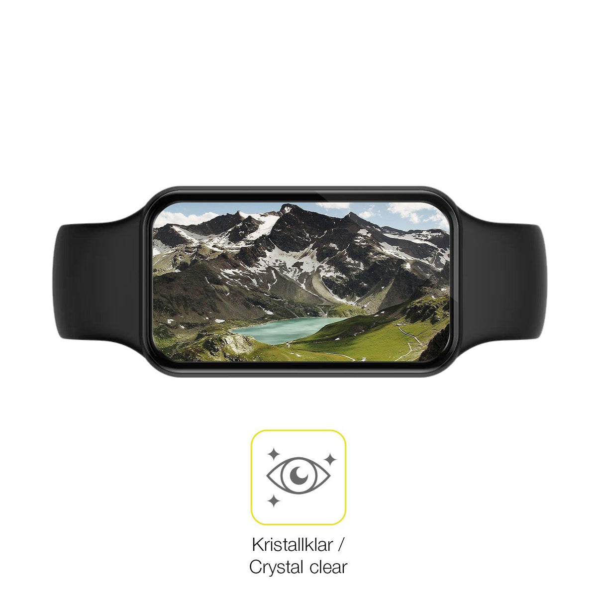 2x Screen Protector for Huami Amazfit Band 7 Protective Film covers 100% dipos