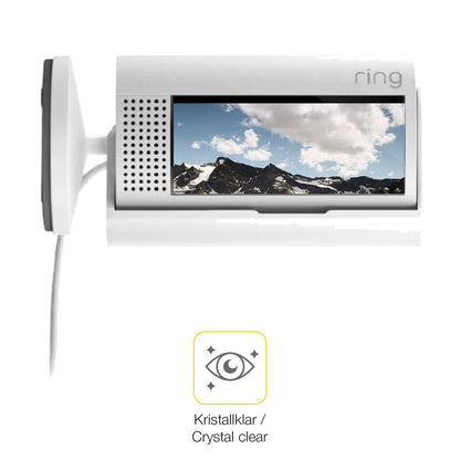 2x Screen Protector for Ring Indoor Camera 2. Gen Protective Film covers 100%