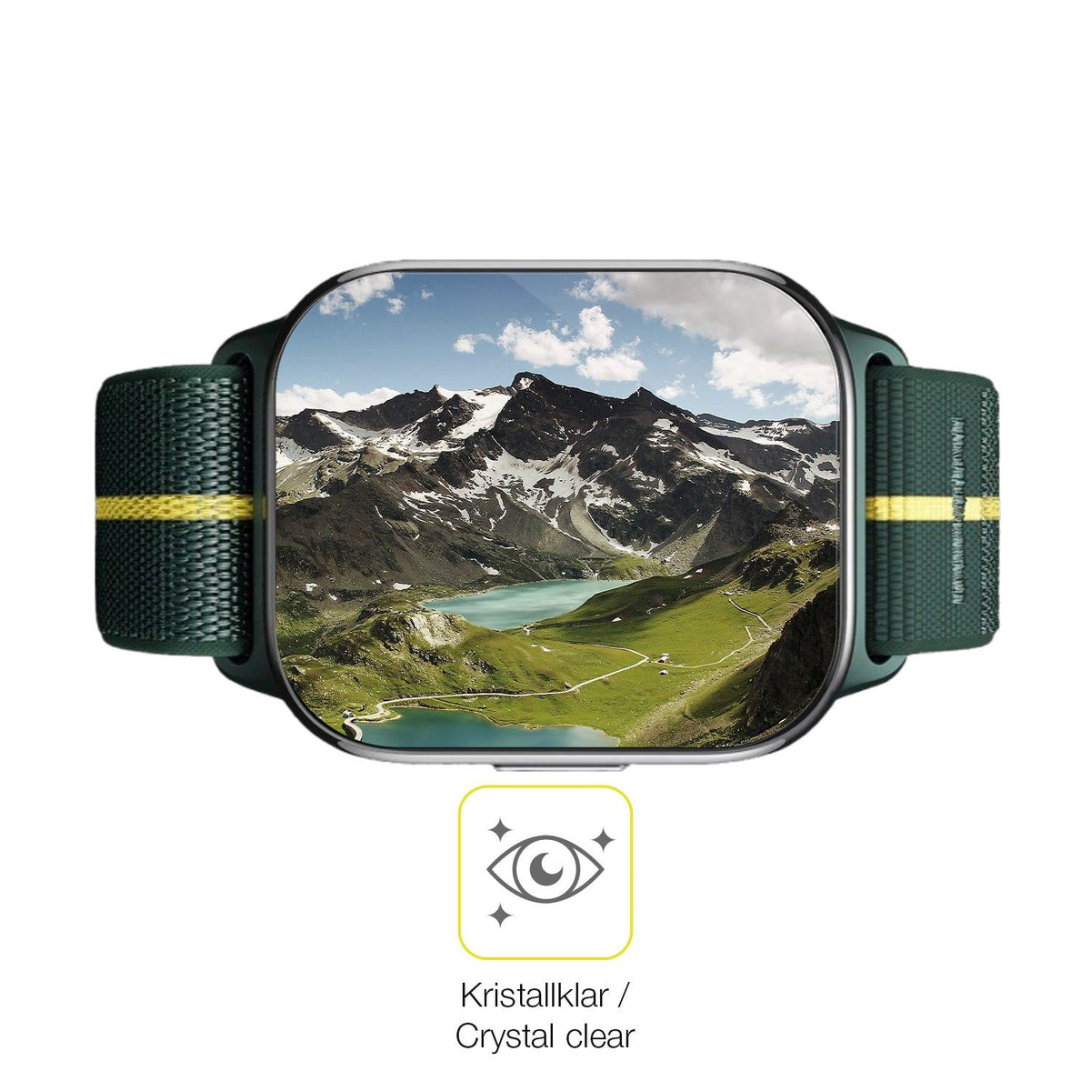 2x Screen Protector for Motorola Moto Watch Fit Protective Film covers 100%