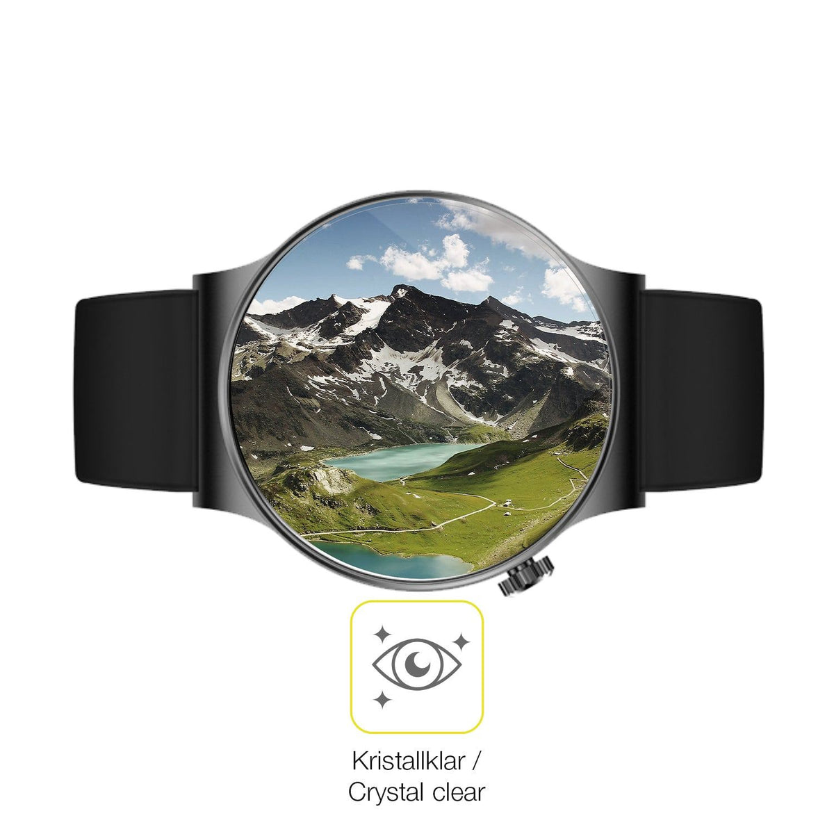 2x Screen Protector for OOQE Watch CS PRO Protective Film covers 100% dipos Flex