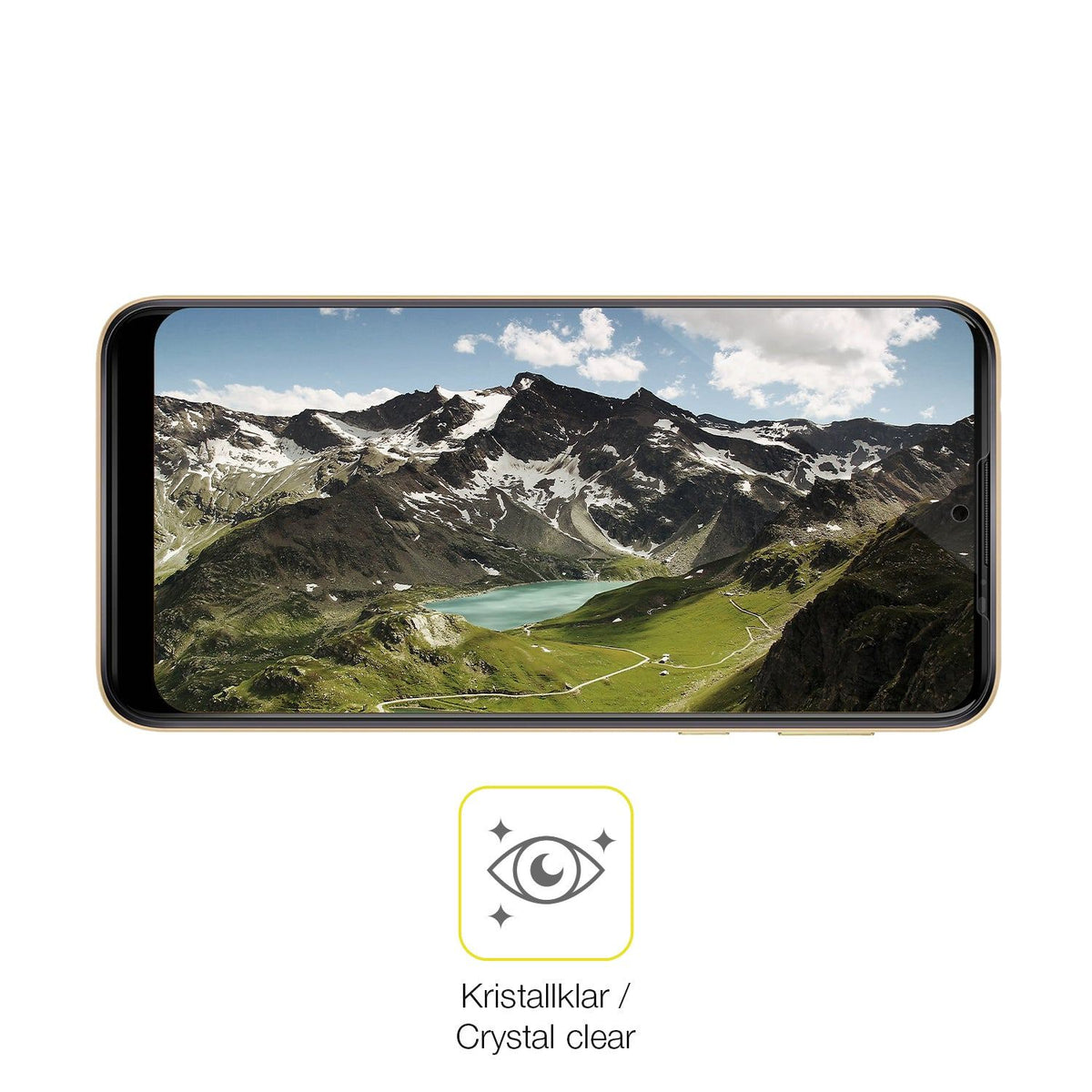 2x Screen Protector for Wiko Y81 Protective Film covers 100% dipos Flex