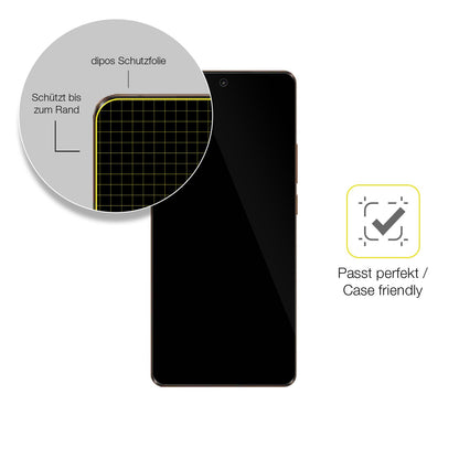 2x Screen Protector for Realme GT5 Pro Protective Film covers 100% dipos Flex